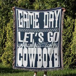 NFL Dallas Cowboy Football Team Woven Tapestry Blanket Amazing Gift For Fans And Friends Home Decor DBW9