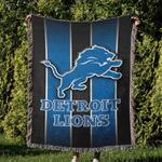 nfl detroit lions football team woven tapestry blanket amazing gift for fans and friends home decor dlw12