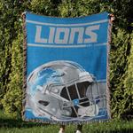 nfl detroit lions football team woven tapestry blanket amazing gift for fans and friends home decor dlw27