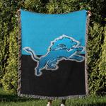 nfl detroit lions football team woven tapestry blanket amazing gift for fans and friends home decor dlw4