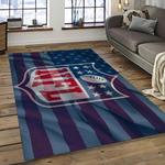nfl football league logo retangle carpet area rug home decor best gift for fan and friends dark room nf16