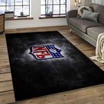 nfl football league logo retangle carpet area rug home decor best gift for fan and friends dark room nf17