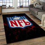 nfl football league logo retangle carpet area rug home decor best gift for fan and friends dark room nf19