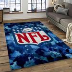 nfl football league logo retangle carpet area rug home decor best gift for fan and friends dark room nf26