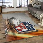 nfl football league logo retangle carpet area rug home decor best gift for fan and friends dark room nf3