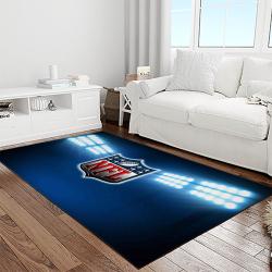 nfl football league logo retangle carpet area rug home decor best gift for fan and friends light room nf14