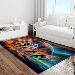 nfl football league logo retangle carpet area rug home decor best gift for fan and friends light room nf15