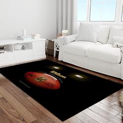 nfl football league logo retangle carpet area rug home decor best gift for fan and friends light room nf4