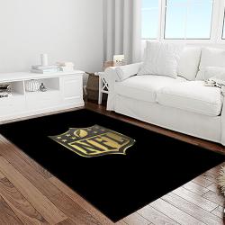 nfl football league logo retangle carpet area rug home decor best gift for fan and friends light room nf7