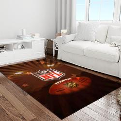 nfl football league logo retangle carpet area rug home decor best gift for fan and friends light room nf9