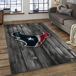 NFL Houston Texans Rectangle Rug Personalized Non-Slip Carpet Gift For Football Fans HT57