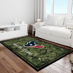 nfl houston texans football team logo sport carpet area rug home decor best gift for friends light room ht43