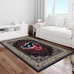 nfl houston texans football team logo sport carpet area rug home decor best gift for friends light room ht44