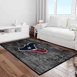 nfl houston texans football team logo sport carpet area rug home decor best gift for friends light room ht45