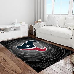 nfl houston texans football team logo sport carpet area rug home decor best gift for friends light room ht47