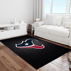 nfl houston texans football team logo sport carpet area rug home decor best gift for friends light room ht54