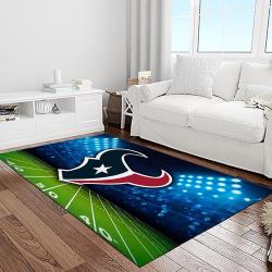nfl houston texans football team logo sport carpet area rug home decor best gift for friends light room ht59