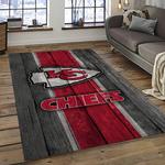 nfl kansas city chiefs football team logo sport carpet area rug home decor best gift for friends dark room kscc74