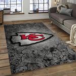 nfl kansas city chiefs football team logo sport carpet area rug home decor best gift for friends dark room kscc80