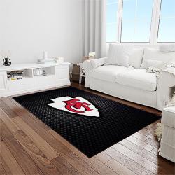 nfl kansas city chiefs football team logo sport carpet area rug home decor best gift for friends light room kscc78