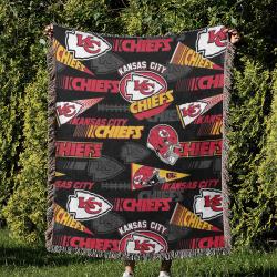 NFL Kansas City Chiefs Rectangle Rug Personalized Non-Slip Carpet Gift For Football Fans KCCW16