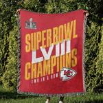 nfl kansas city chiefs football team woven tapestry blanket amazing gift for fans and friends home decor kccw2
