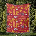nfl kansas city chiefs football team woven tapestry blanket amazing gift for fans and friends home decor kccw50