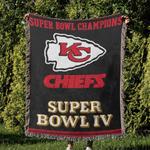 nfl kansas city chiefs football team woven tapestry blanket amazing gift for fans and friends home decor kccw54