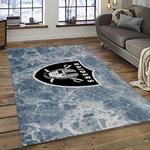 nfl las vegas raiders football team logo sport carpet area rug home decor best gift for friends dark room lvr61