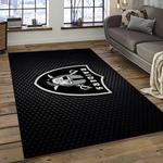 nfl las vegas raiders football team logo sport carpet area rug home decor best gift for friends dark room lvr62