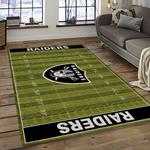 nfl las vegas raiders football team logo sport carpet area rug home decor best gift for friends dark room lvr68