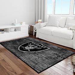 nfl las vegas raiders football team logo sport carpet area rug home decor best gift for friends light room lvr53