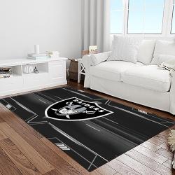 nfl las vegas raiders football team logo sport carpet area rug home decor best gift for friends light room lvr57