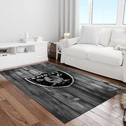 nfl las vegas raiders football team logo sport carpet area rug home decor best gift for friends light room lvr65