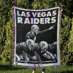 nfl las vegas raiders football team woven tapestry blanket amazing gift for fans and friends home decor lvrw12