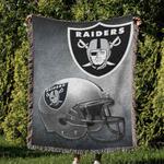 nfl las vegas raiders football team woven tapestry blanket amazing gift for fans and friends home decor lvrw13