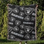 nfl las vegas raiders football team woven tapestry blanket amazing gift for fans and friends home decor lvrw30