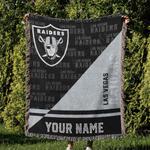 nfl las vegas raiders football team woven tapestry blanket amazing gift for fans and friends home decor lvrw42