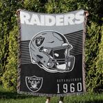nfl las vegas raiders football team woven tapestry blanket amazing gift for fans and friends home decor lvrw50
