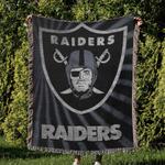 nfl las vegas raiders football team woven tapestry blanket amazing gift for fans and friends home decor lvrw55