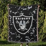 nfl las vegas raiders football team woven tapestry blanket amazing gift for fans and friends home decor lvrw59