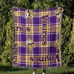 nfl minnesota vikings football team woven tapestry blanket amazing gift for fans and friends home decor mvw43
