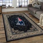 nfl new england patriots football team logo sport carpet area rug home decor best gift for friends dark room nep44