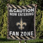 nfl new orleans saints football team woven tapestry blanket amazing gift for fans and friends home decor now1