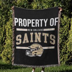 NFL New Orleans Saints Football Team Woven Tapestry Blanket Amazing Gift For Fans And Friends Home Decor NOW20