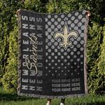 nfl new orleans saints football team woven tapestry blanket amazing gift for fans and friends home decor now26