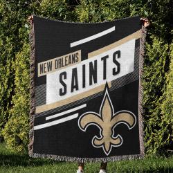 NFL New Orleans Saints Football Team Woven Tapestry Blanket Amazing Gift For Fans And Friends Home Decor NOW9