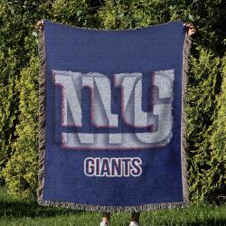 NFL New York Giants Football Team Woven Tapestry Blanket Amazing Gift For Fans And Friends Home Decor NYW13