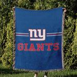 nfl new york giants football team woven tapestry blanket amazing gift for fans and friends home decor nyw3