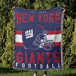 nfl new york giants football team woven tapestry blanket amazing gift for fans and friends home decor nyw35
